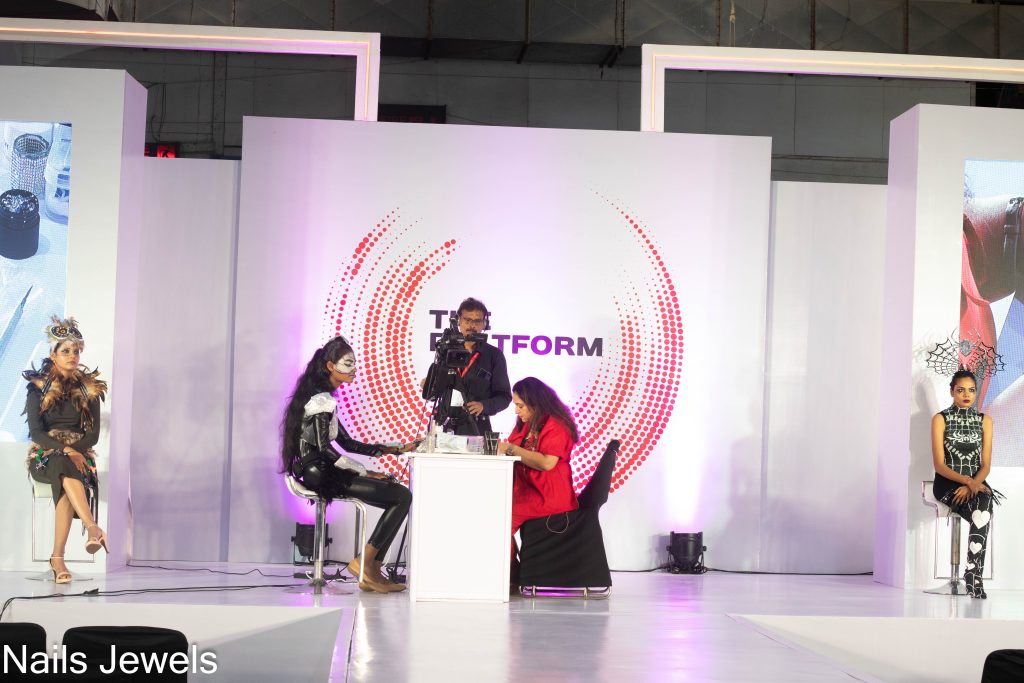 Live Fantasy Nail Art Showcase on Stage